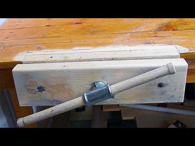 Machinist's vise in the Woodshop! #woodworking #diyguru #diyhacks