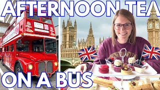 Afternoon Tea Bus Tour in London 🇬🇧 Ultimate British Experience
