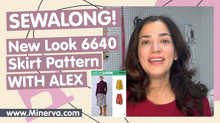 Minerva Sewalong New Look 6640 easy-sew skirt