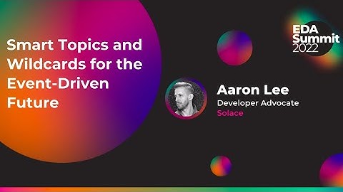 Smart Topics and Wildcards for the Event-Driven Future - Replay