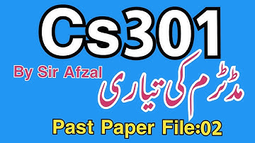 Cs301 midterm preparation,cs301 midterm exams preparation 2022,cs301 midterm paper preparation 2022