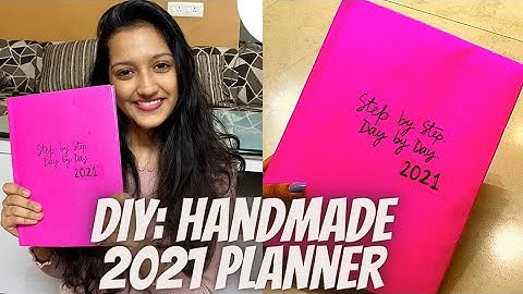 Flip through of my handmade planner | DIY PLANNER OUT OF A NOTEBOOK | 2021 planner