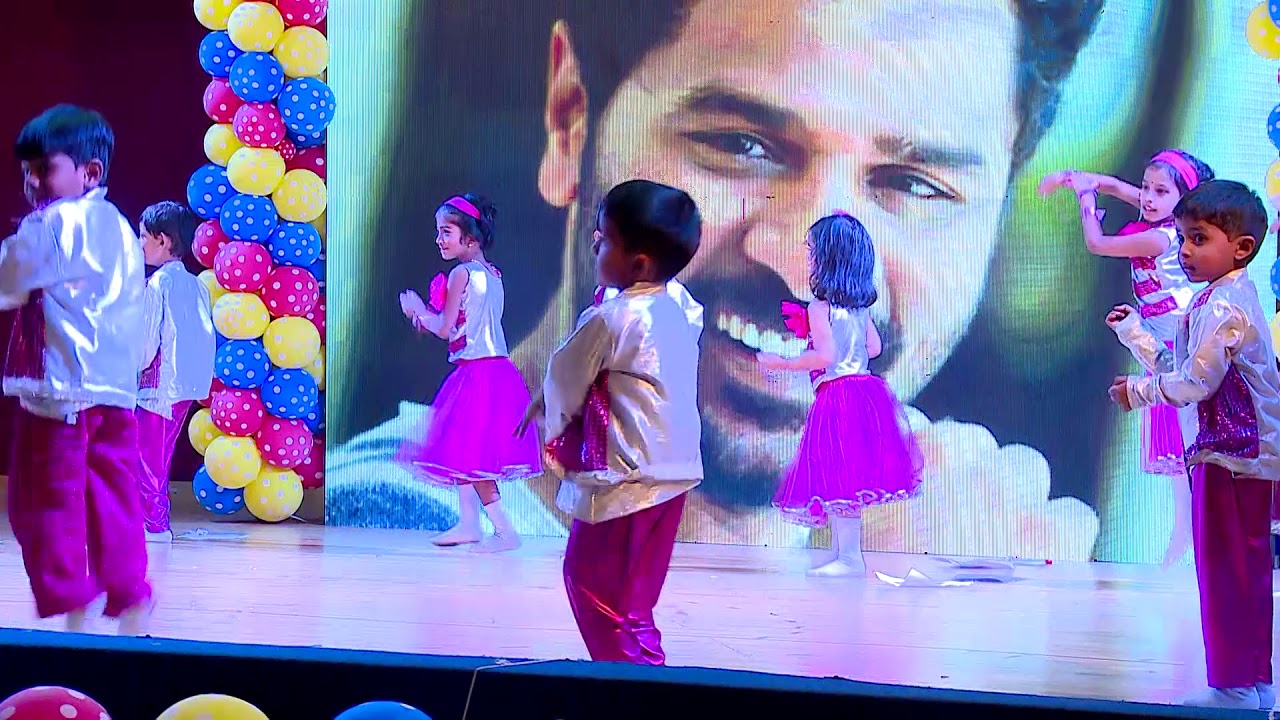 KC Narayanpura- AD 2018-19- LKG- Tribute to Rajnikant, Prabhu deva and Chiranjeevi.