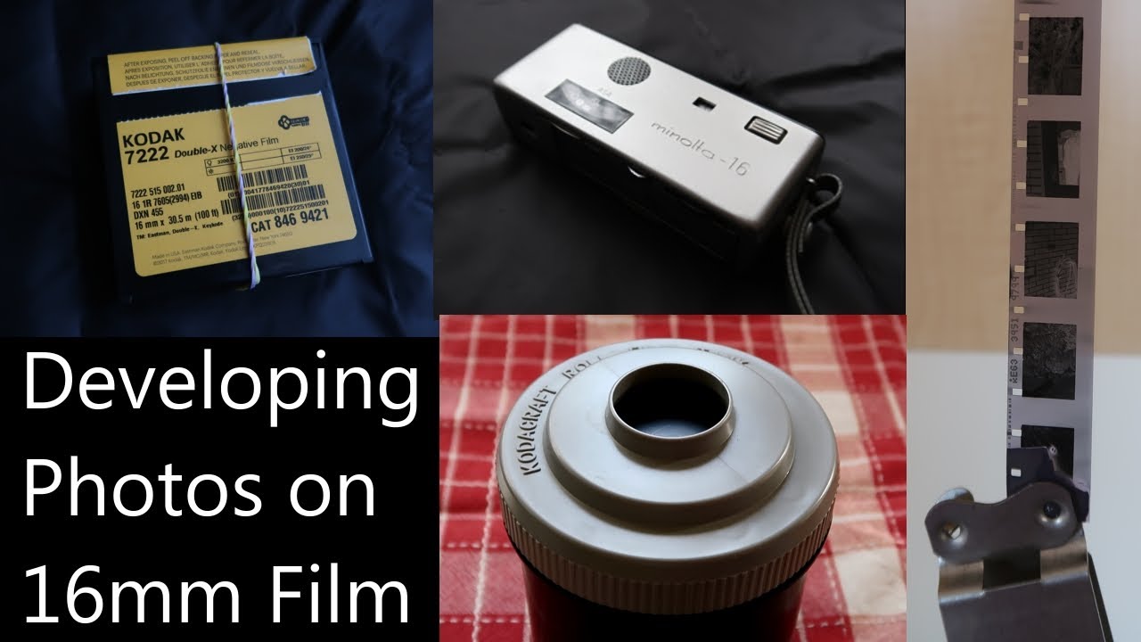 Developing 16mm Film from a Subminiature Camera without proper equipment