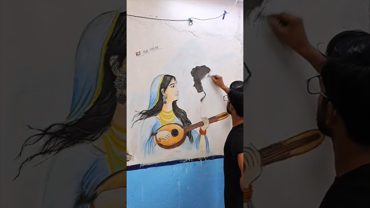 lovely radha krishana drawing 😍 