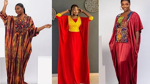 Super Cute African Kaftan/Maxi Dresses||Rich Aunty Vibes!