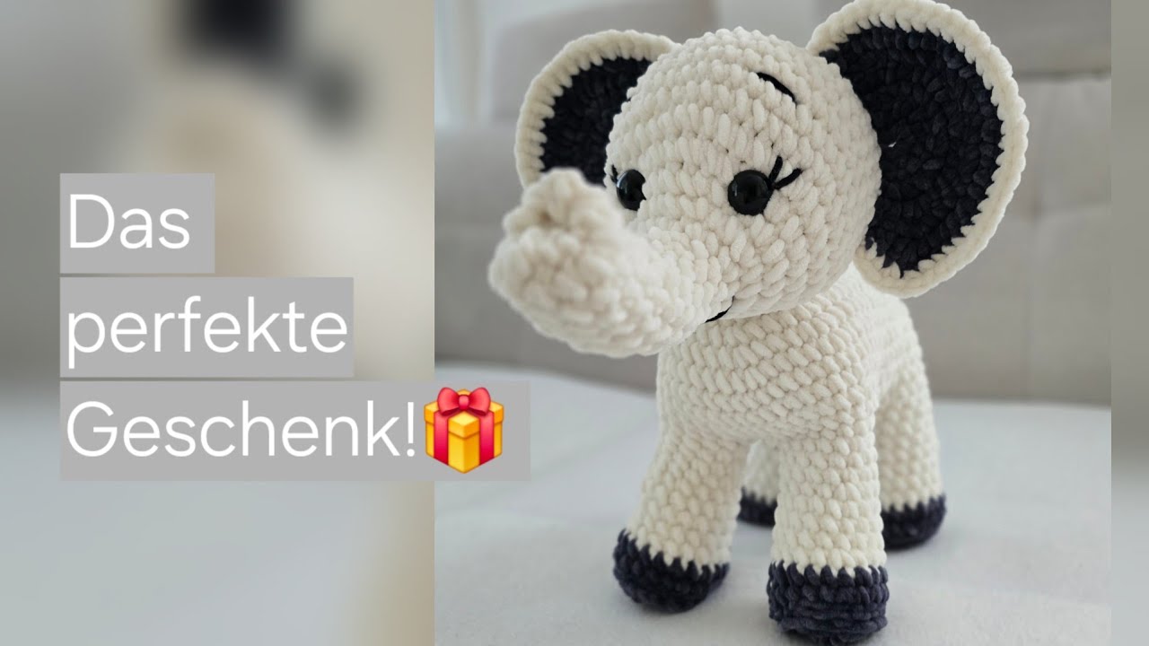 Du wirst diesen Elefanten LIEBEN! Einfach gehäkelt. Schritt für Schritt erklärt.