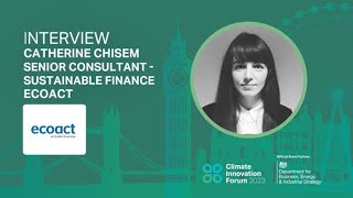 Interview with Catherine Chisem, ecoact | Climate Innovation Forum 2023