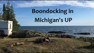 Boondocking Michigan's Upper Peninsula and visit NASA's rocket launch pad