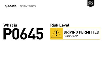 What is P0645 Engine Code [Quick Guide]