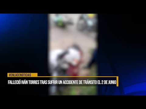 Falleció Iván Torres tras sufrir un accidente de tránsito el 2 de junio