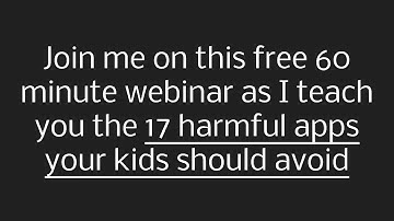 Social Media Safety Webinar with Josh Ochs