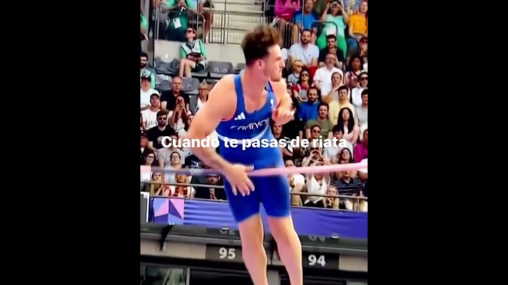 Cuando te pasas de riata Nivel Olimpiadas | Frances salto con garrocha