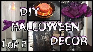 🎃 Dollar Tree DIY Halloween Decor | PART 1 🎃