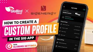 How To Create a Custom GloBird Profile in the Sigenergy App screenshot 3