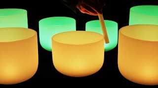 Higher Heart Chakra Healing - 432Hz Crystal Bowl Sound Bath Remove All Blockages