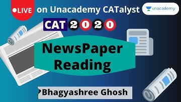 How does Newspapaer change us? | A habbit of all CAT toppers | Scheduled by Bhagyashree Ghosh