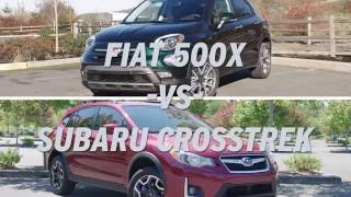 Subaru Crosstrek vs FIAT 500x - AutoNation Fiat 500x Size Comparison