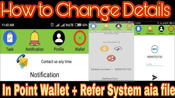 How to change detail in Point Wallet + Refer system app aia file