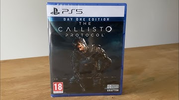 The Callisto Protocol Day One Edition Unboxing ASMR - PlayStation 5