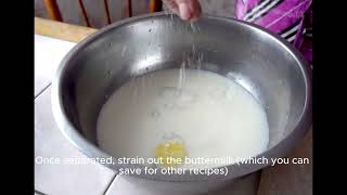 How to make homemade butter