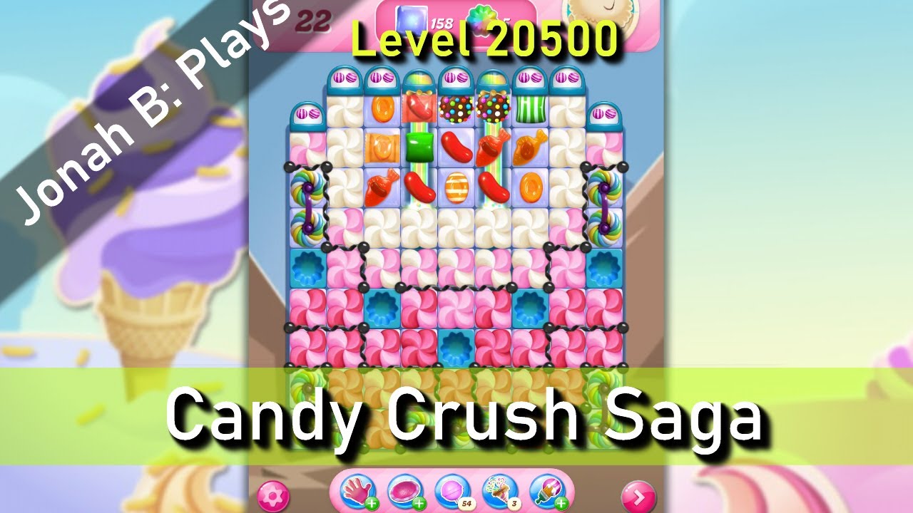 Candy Crush Saga Level 20500 - YouTube