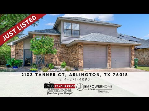 2103 Tanner Court, Arlington, TX home video tour