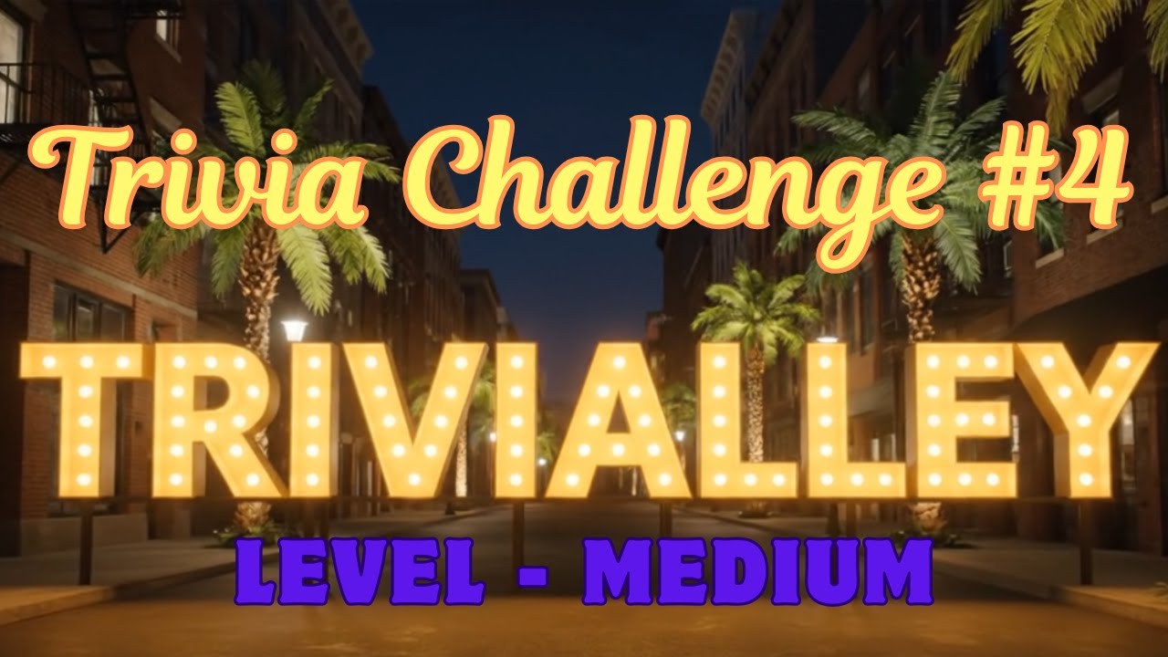 Trivia Challenge #4 🎯 10 Quick Questions! 🔥 Level: MEDIUM🧠