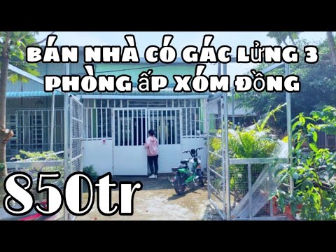 Video Bán nhà cấp 4, có gác lửng, 3 phòng ngủ 2 toilet , tại... - youtube