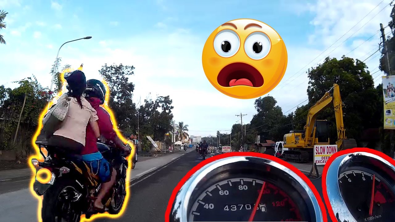 Suzuki Thunder 125cc Top Speed All Stock | Road Race with Honda CBR150R