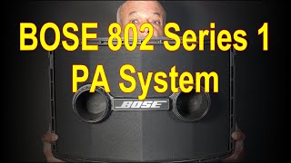 Bose 802 Series 1 PA 1979-'84-ish