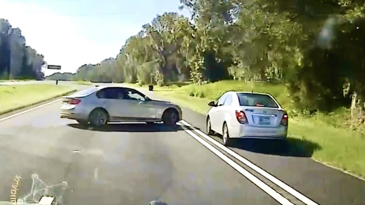 Perp in Stolen BMW Leads Police on Wild Chase - YouTube