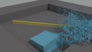 Blender Breaking Molecular Cube