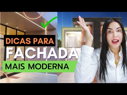 DICAS para deixar qualquer FACHADA com a cara mais MODERNA! Fachada de casas e interiores