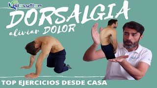 DORSALGIAS - DOLOR de ESPALDA: SOLUCIÓN en CASA Ejercicios y Recomendaciones | Fisiolution