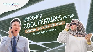 Uncover cool features on the Thomson-East Coast Line 4 (#TEL4) 🤎🚇😎