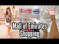 MALL OF EMIRATES Luxury Shopping Vlog | Bottega Veneta, Gucci, Dolce, Valentino, Chanel| BonjourAika