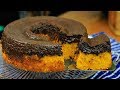 BOLO DE CENOURA INVERTIDO COM BRIGADEIRO QUE JÁ SAI RECHEADO DO FORNO