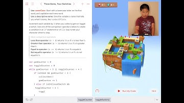 Learn to Code 2: Lesson 5 - Three Gems, Four Switches