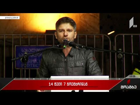 პარლამენტთან 7 ნოემბერს დაზარალებულთა აქცია გაიმართა