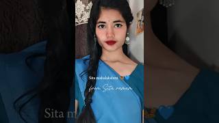 Mrunal Thakur Look Recreation.sita Mahalakshmi Look Recreation.sita Mahalakshmi Inspired Look