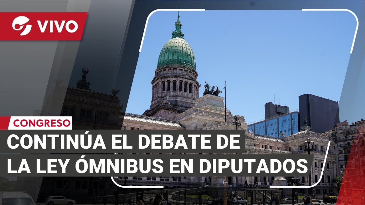 EN VIVO | CONTINÚA EL DEBATE DE LA LEY ÓMNIBUS DE JAVIER MILEI EN EL ...