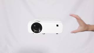 ELEPHAS Projector, GC333 Portable Projector with 4500 Lux and Full HD 1080p, 180” Display