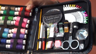 Overview & DEMO: ARTIKA Sewing Kit for Adults and Beginners - Needle and Thread Kit