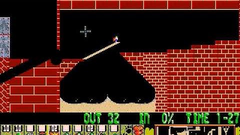 DOS Oh No! More Lemmings Wild 13 ONWARD AND UPWARD