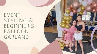 Creating a TableScape for 70 people | Balloon Garland for Beginners  #eventstyling #balloongarland by Red Cappuccino 108 views 2 years ago 11 minutes, 23 seconds