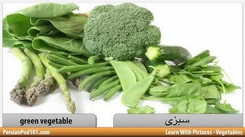 Learn Persian Vocabulary with Pictures - Get Your Vegetables!