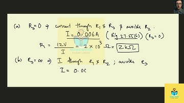 [Physics] In Fig. resistor 3 is a variable resistor and the ideal battery has emf   Figure   give