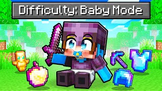 Minecraft But It's on BABY Difficulty!