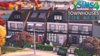 Townhouse 4in1 FOR RENT (NoCC) THE SIMS 4 | Stop Motion